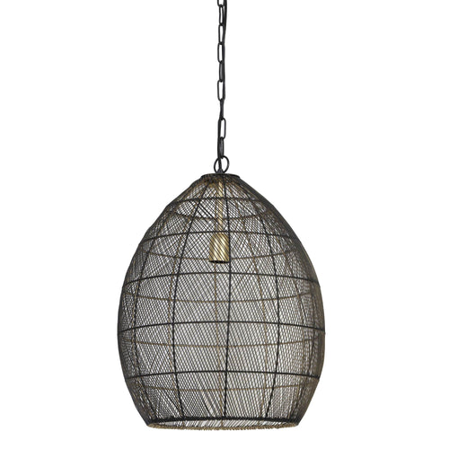 Light & Living hanglamp Meya - zwart - Ø40cm - vtwonen shop