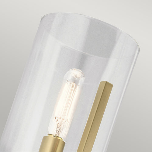 Elstead Kichler Nye Wandlamp geborsteld natuurlijk messing