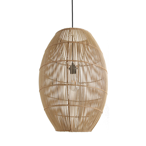 Raw Materials Luna rotan hanglamp Halo - Ø 40x60 cm