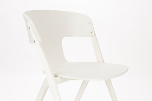 Zuiver Horizon Tuinstoelen stapelbaar Kunststof Off-White - Set van 4 - vtwonen shop