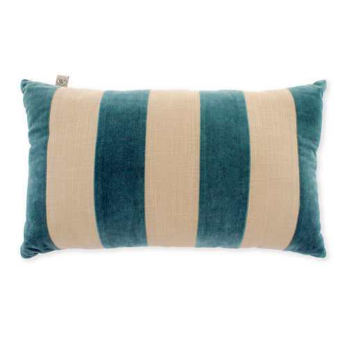 Walra - Sierkussen Velvet Stripes - 35x60 cm - Bruin