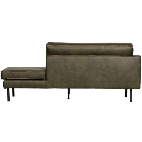 WOOOD daybed links Rodeo - Eco-leder - Army - 85x203x86 - vtwonen shop