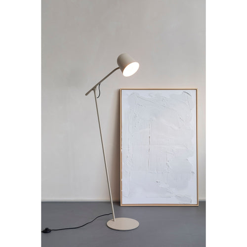 Zuiver Lau Vloerlamp/ Staande leeslamp Beige - vtwonen shop