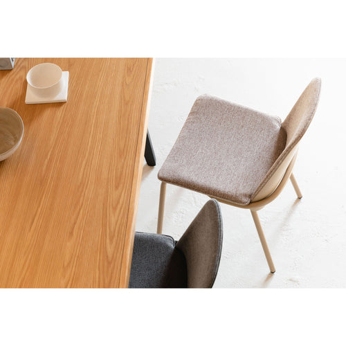 Zuiver Clip Eetkamerstoelen  Beige - Set van 2