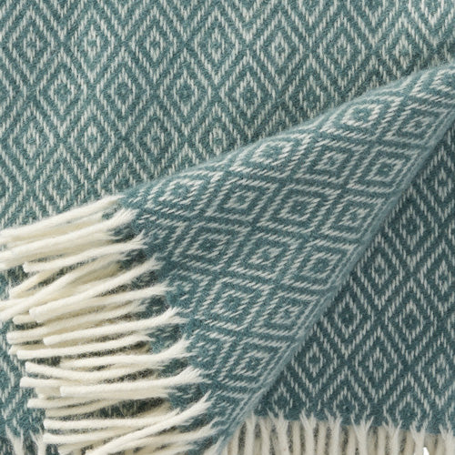 Klippan 100% wollen deken - Stella -groen - 130x200cm