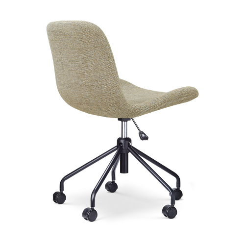 Nolon Nout-Fé bureaustoel taupe melange - zwart onderstel