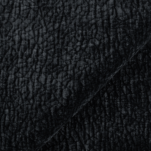 Premium Interiors - Bank LUSH - fluweel met motieven zwart 235cm