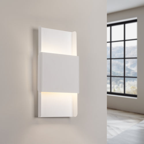 Sollux Lighting Wandlamp DURLIN wit - 20x7x40cm