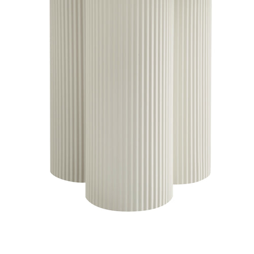 Furnhouse ronde salontafel Flow - Crème wit - Ø 80 cm