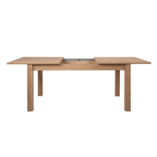 Calicosy - BERGEN Uitschuifbare eettafel - Naturel - 90x160x75 cm