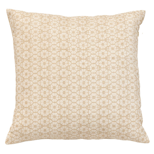 SHIVA - kussenhoes 45x45 cm - bloemmotief - White Swan - wit