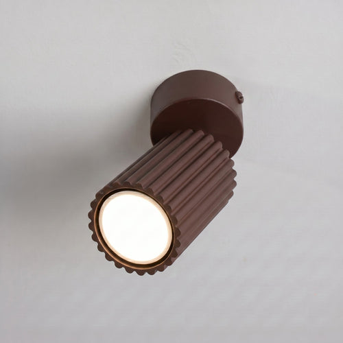 Sollux Lighting Plafondlamp KARBON 1 bruin - 7x7x18cm