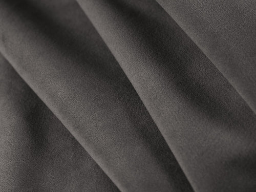 Micadoni linker hoekbank Jenny 5-zits, flueel donkergrijs - 145x200x73cm