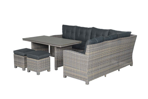 Seagull lounge-diningset - 5-delig -rechts-vintage willow-reflex black - vtwonen shop