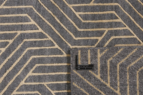 Vloerkleed MOMO Rugs Companion Charcoal Gold 60x90 - vtwonen shop