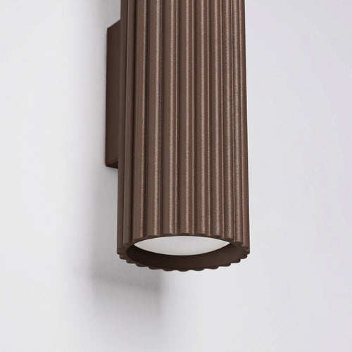 Sollux Lighting Wandlamp KARBON 20 bruin - 6,5x8,5x20cm