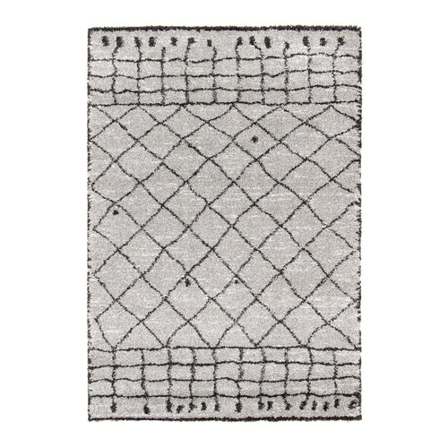 AFK Living vloerkleed Newport - shaggy - grijs - 120 x 170 cm