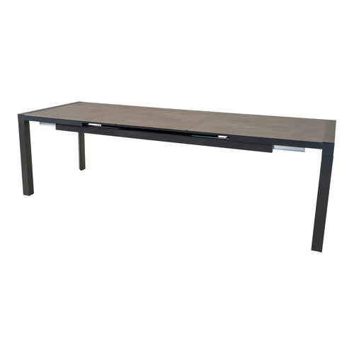 Lesli Living tuintafel Lagos - grijs - 200/260x96cm