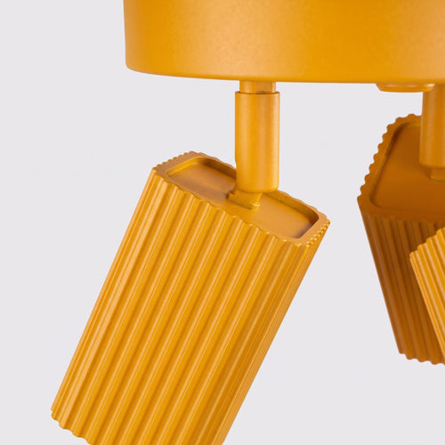 Sollux Lighting Plafondlamp RAYO 3P geel - 20x20x18cm