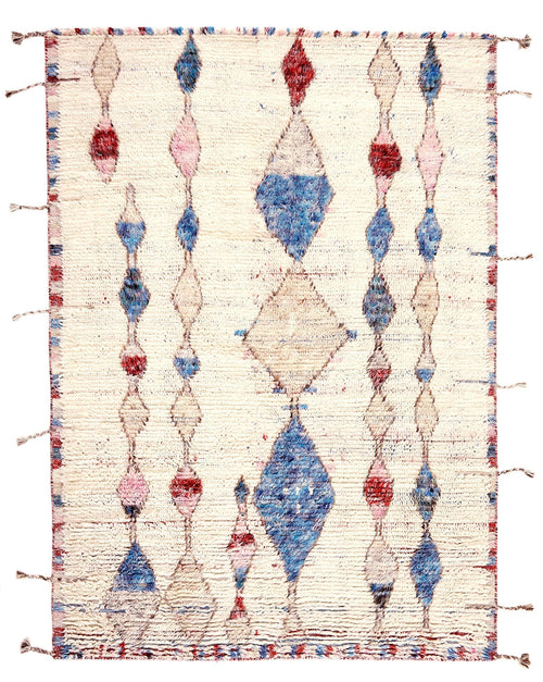 Vloerkleed MOMO Rugs Tribe Ivory Blue 250x300 cm