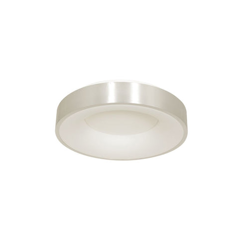 Steinhauer plafondlamp Ringlede - 1 lichts - 30x 9 cm - zilver