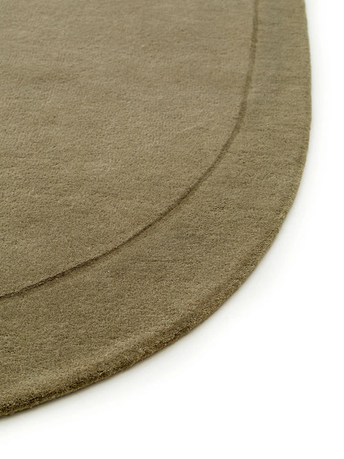 benuta wollen vloerkleed Shape - groen - 200x300 cm