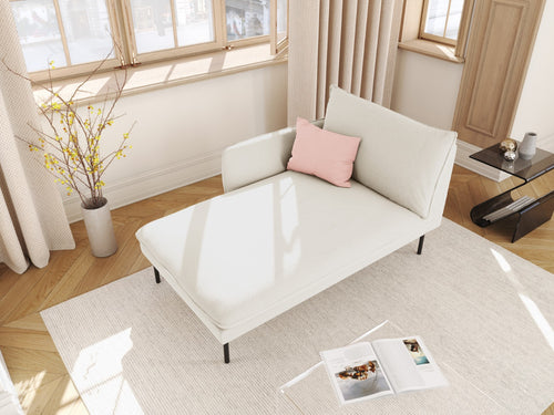 Cosmopolitan Design linker meridiaan Vienna boucle, beige - 170x110x95cm