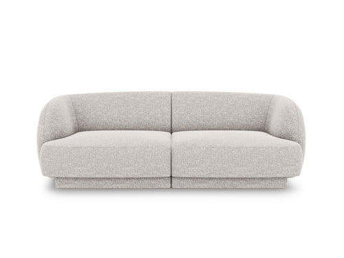 Micadoni Bank Miley 2-zits, structurele stof geld - 90x180x70cm
