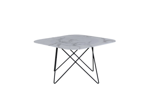 Rebellenclub Salontafel Ludlow - 80 x 80 cm - Wit