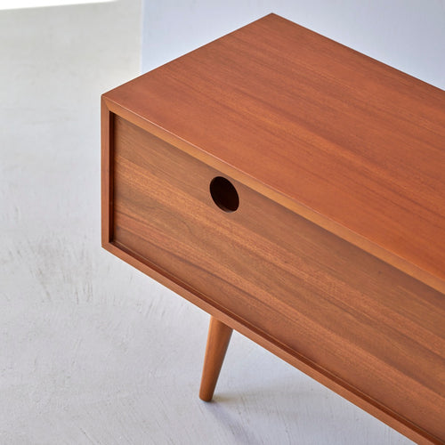 Tikamoon Mahoniehouten tv-meubel 180 cm - Naturel