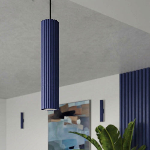 Sollux Lighting Plafondlamp KARBON 30 ultramarijn - 6,5x6,5x30cm