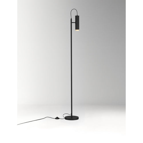 Nova Luce NESSI Werklamp, vloerlamp, zandkleurig zwart, gouden LED GU10 fitting 1x10W