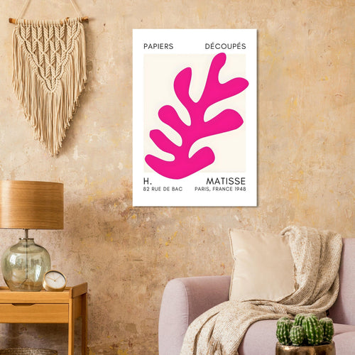 Artfulprints  Matisse – Ocean petals pink   poster A4 21x29.7 cm - vtwonen shop