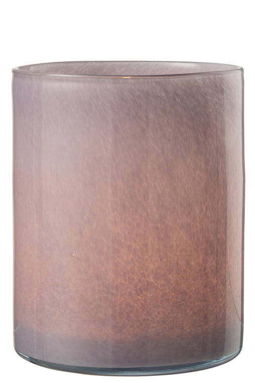 J-Line windlicht Jade - glas - lichtpaars - large - vtwonen shop