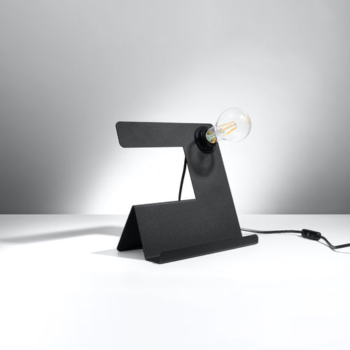Sollux Lighting Tafellamp INCLINE zwart - 25x13x24cm