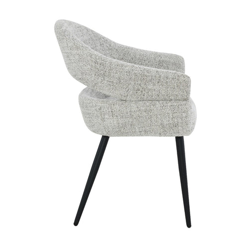 Livingfurn eetkamerstoel Megan - beige - set van 2 - 62x58x85