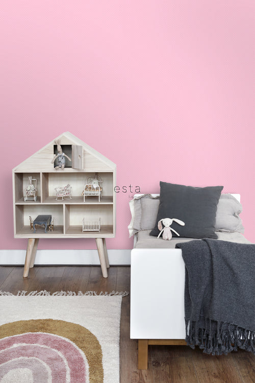 ESTAhome behang kleine stipjes babyroze - 53 cm x 10.05 m - 137312