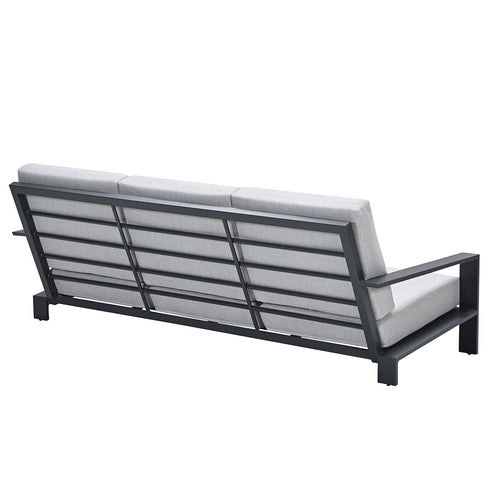 Garden Impressions loungeset Coba donker grijs - valley sand - 4-delig