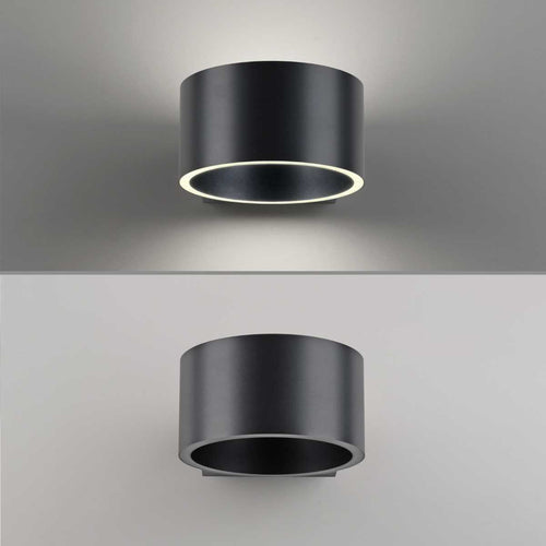 Neuhaus PURE wandlamp Clipse - 2 lichts - 19.7  x 8   cm - antraciet