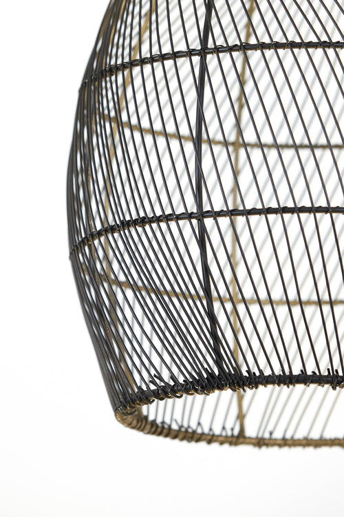 Light & Living hanglamp MEYA - Ø23x31cm - zwart - vtwonen shop