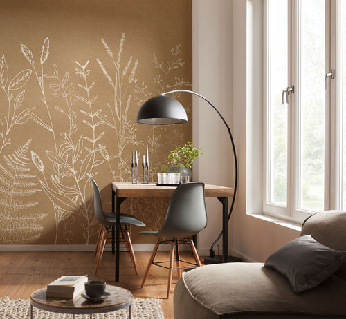 Komar fotobehang Herbs Garden beige - 200 x 250 cm - 611184