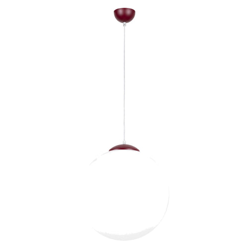 Sollux Lighting Hanglamp UGO 40 bordeaux - 40x40x130cm