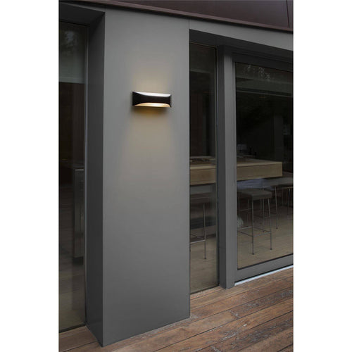 Faro View - 1 Licht Wandlamp Buiten Wit, Donkergrijs IP54, E27