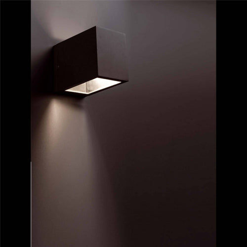 Faro Lacre - 1 Licht Wandlamp Buiten Donkergrijs IP54, E27