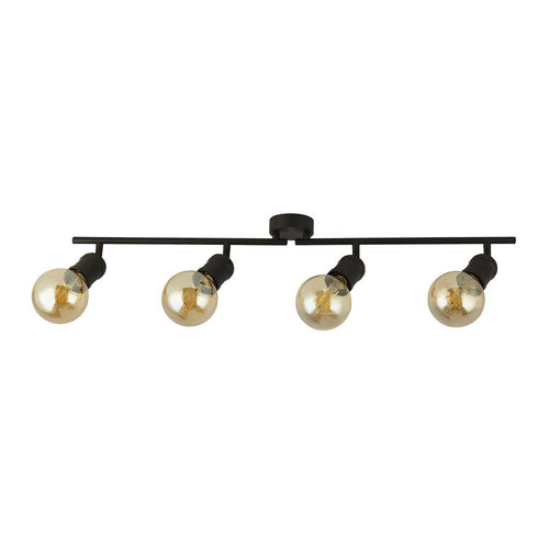 Searchlight Dance Spirit 4 Light Bar plafondlamp, zand zwart