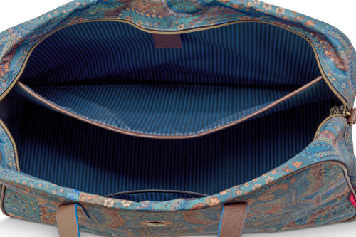 Pip Studio - Tovy Weekendtas Dames - Jabali - Blauw - 57x22x37cm
