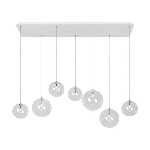 Atmooz hanglamp Merida - wit - 115 x 30 x H 120 cm - G4