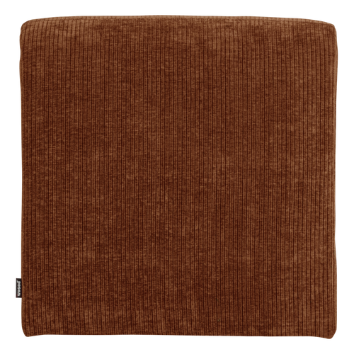 WOOOD eetbank 84 cm rugleuning Mojo Base - Rib - Roestbruin - 83x84x76