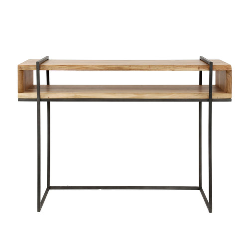 Giga Meubel Sidetable Edge - Naturel Acaciahout - 110x35x78cm