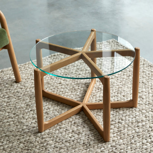 Tikamoon Massief eiken salontafel - Naturel